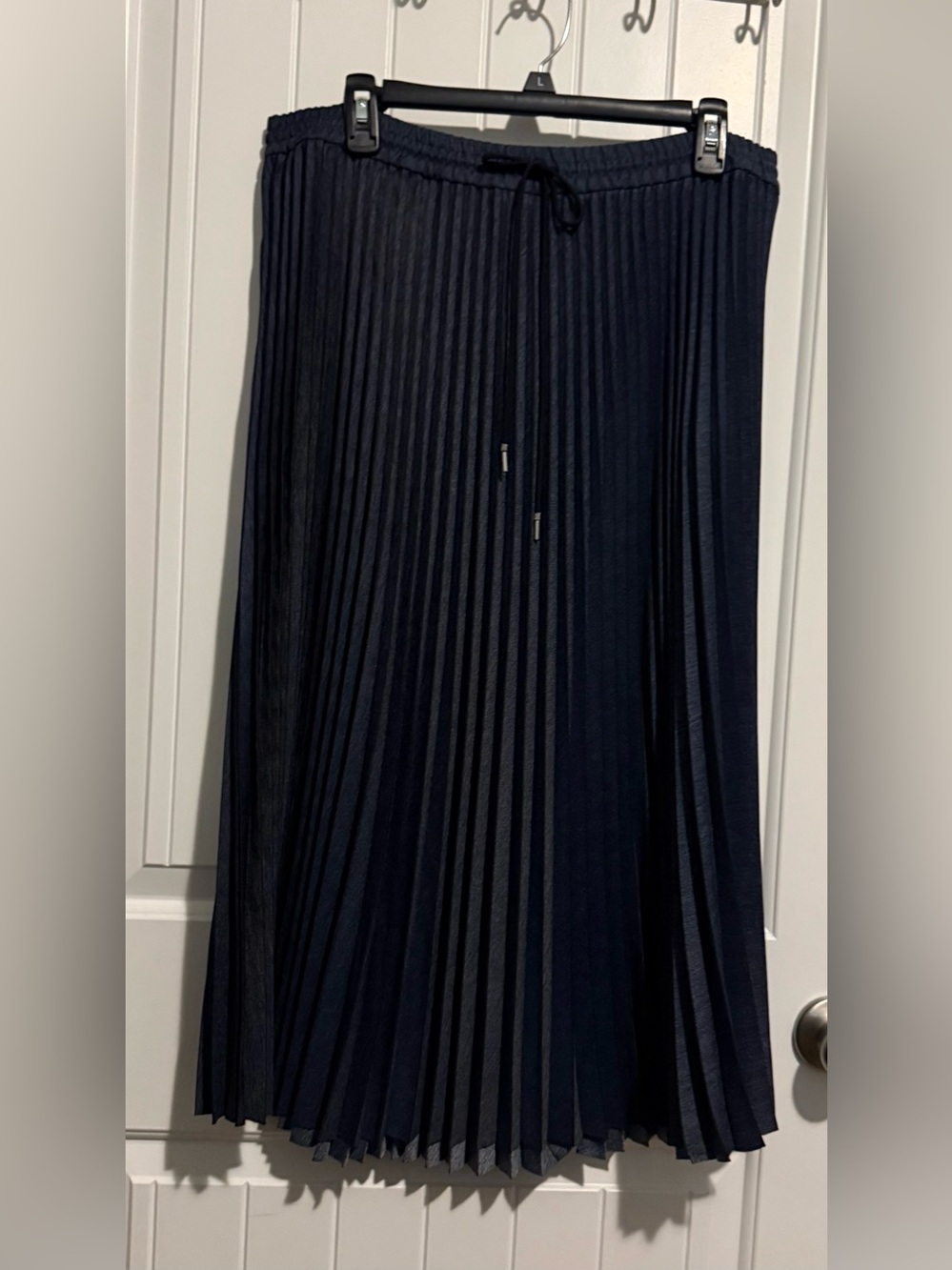 Lafayette 148 New York Charcoal Pleated Skirt